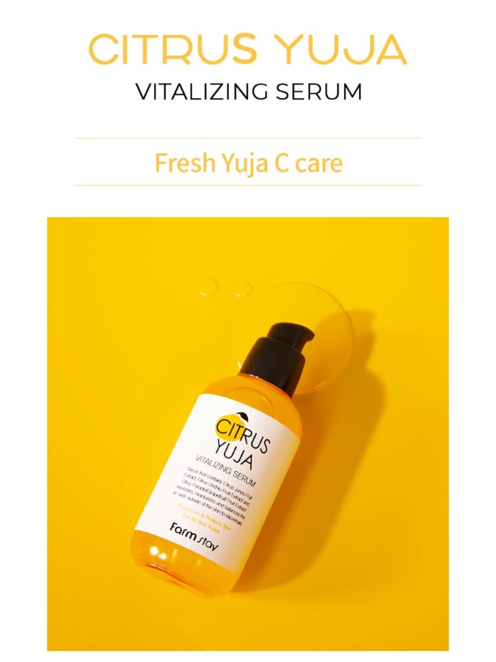 Farmstay Citrus Yuja Vitalizing Serum (3.38 fl oz)
